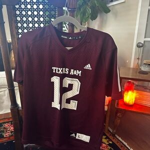 Adidas Maroon and Gray Jersey